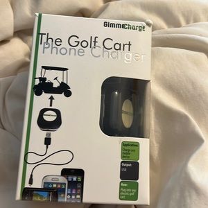 Golf cart phone charger